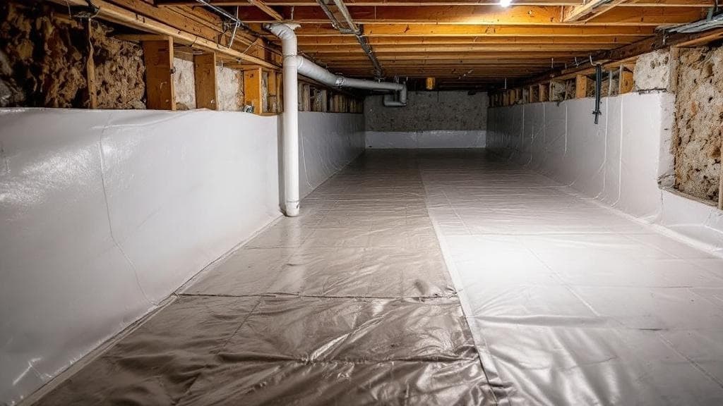 Crawl Space Radon Mitigation in Columbus, performed by Columbus Radon Experts